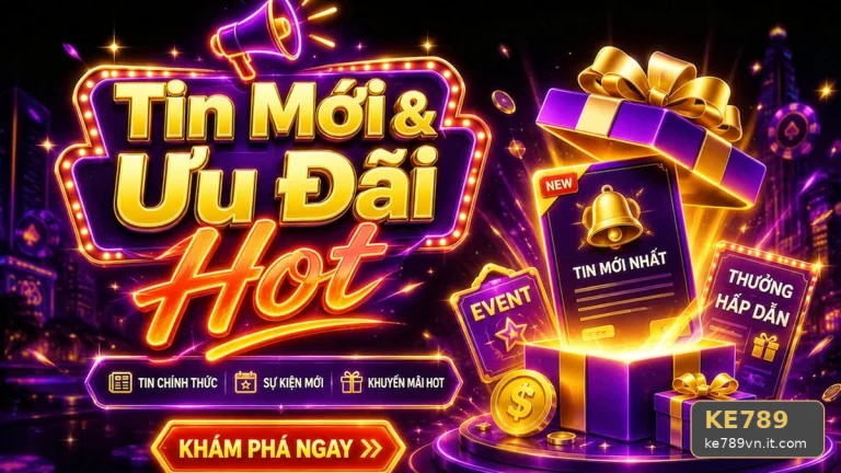 Khuyến Mãi Nổ Hũ KE789: Đọc Chi Tiết Ảnh Tin Mới, Ưu Đãi Và Điều Kiện Để Phân Biệt Thông Tin Đúng