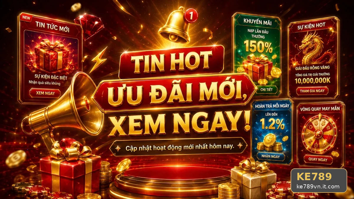 Sàng Lọc Tin Mới Khuyến Mãi KE789: Đọc Điều Kiện Nhận Thưởng