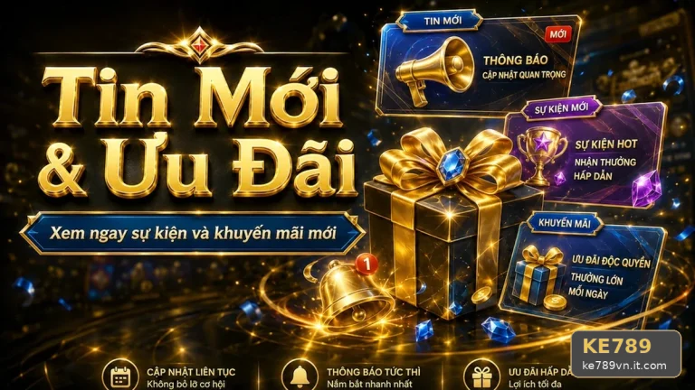 Xử Lý Tin Mới Ưu Đãi KE789 Khi Điều Kiện Nhận Thưởng Mâu Thuẫn